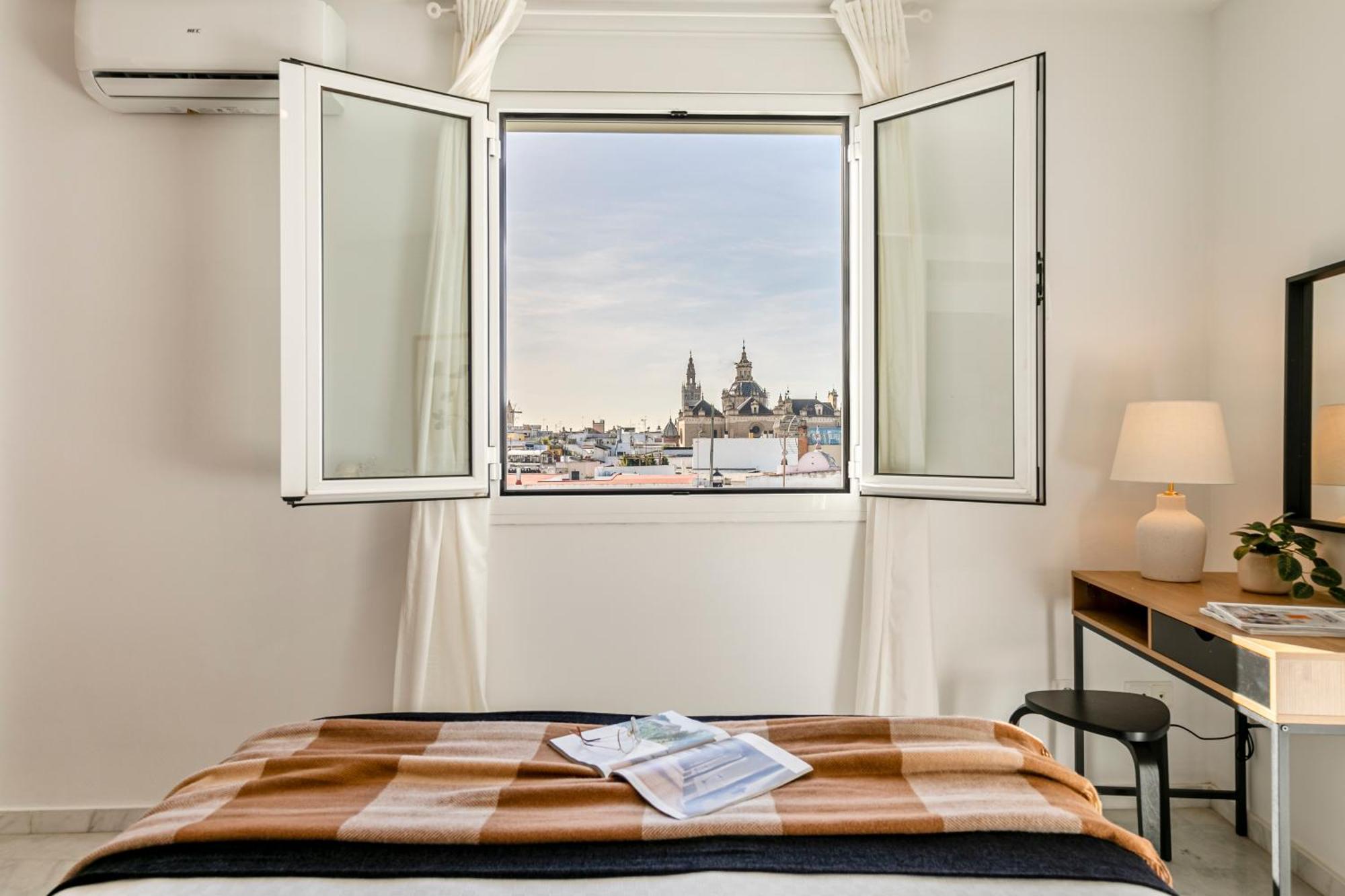Avanti Las Setas, En El Corazon De Sevilla Y Con Vistas A La Giralda Exteriör bild